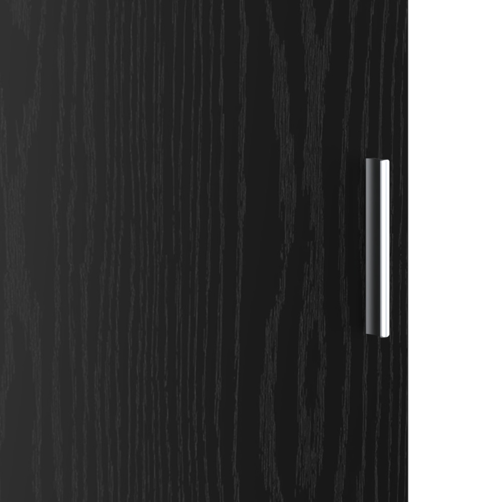Produktbild för Skrivbord 2 pcs Svart Ek