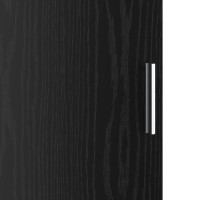 Produktbild för Skrivbord 2 pcs Svart Ek