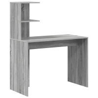 Produktbild för Skrivbord 2 pcs Grå Sonoma