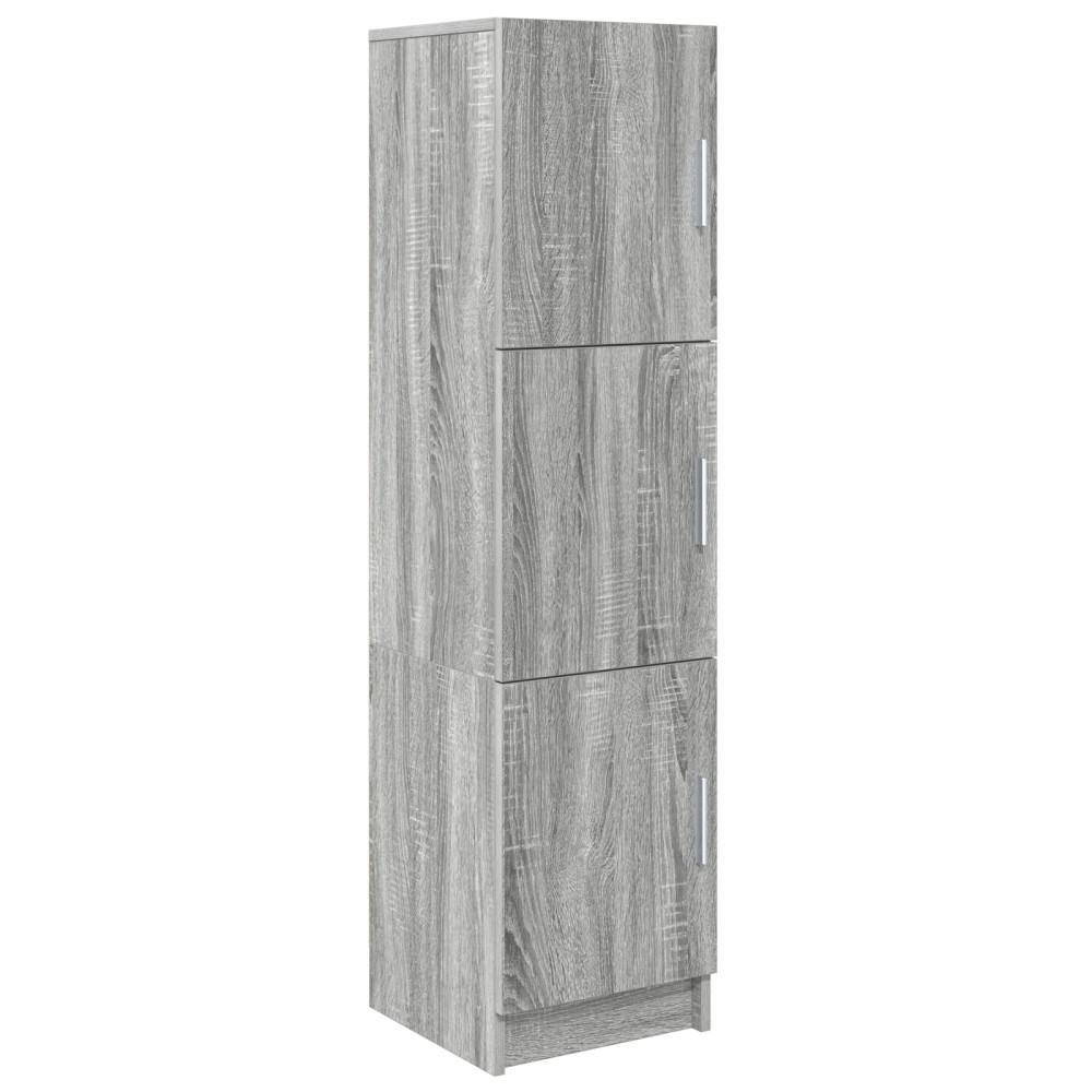 Produktbild för Skrivbord 2 pcs Grå Sonoma