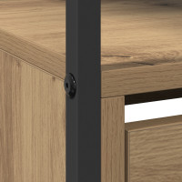 Produktbild för Skoskåp med hylla Artisan Ek 100 x 34 x 112 cm Konstruerat trä