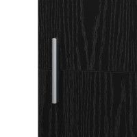 Produktbild för Skåp Svart Ek 45 x 42,5 x 185 cm