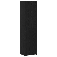Produktbild för Skåp Svart Ek 45 x 42,5 x 185 cm