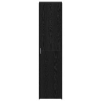 Produktbild för Skåp Svart Ek 45 x 42,5 x 185 cm