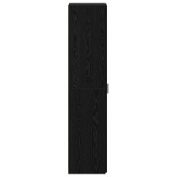 Produktbild för Skåp Svart Ek 45 x 42,5 x 185 cm