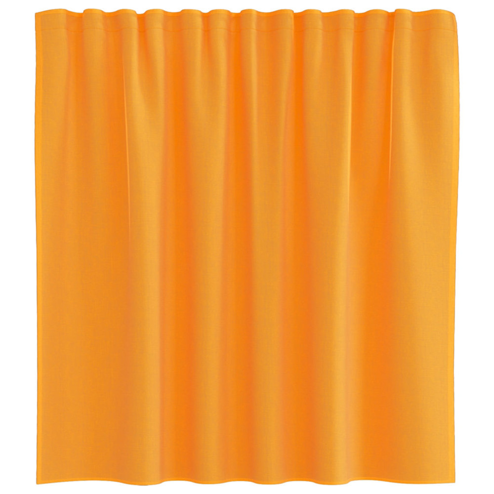 Produktbild för Voile gardiner med stångfickor 2 st orange