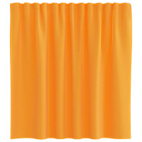 Produktbild för Voile gardiner med stångfickor 2 st orange