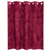 Produktbild för Sammetsgardiner med gardiner 2 pcs Vinröd 140 x 140 cm Sammet