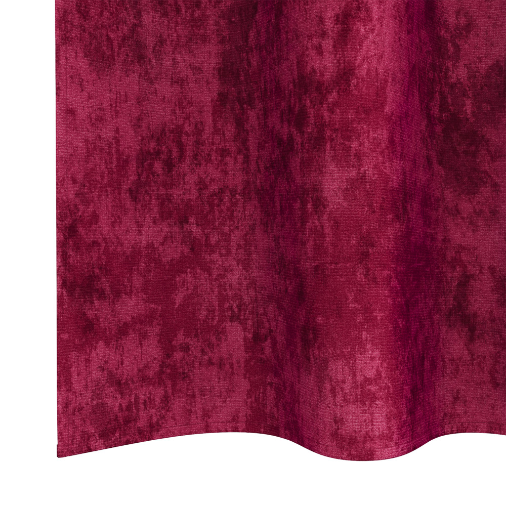 Produktbild för Sammetsgardiner med gardiner 2 pcs Vinröd 260 x 140 cm Sammet