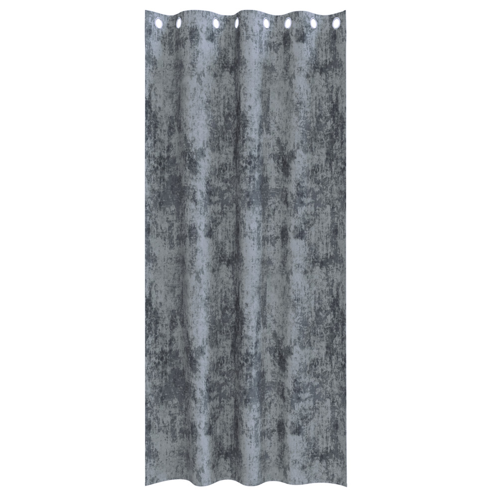 Produktbild för Sammetsgardiner 2 pcs Silvergrå 245 x 140 cm Sammet