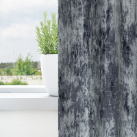 Produktbild för Sammetsgardiner 2 pcs Silvergrå 260 x 140 cm Sammet