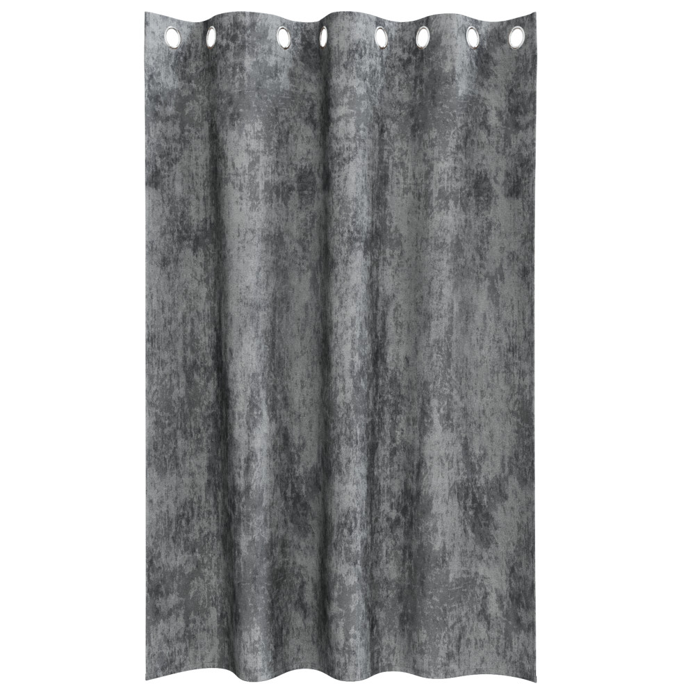 Produktbild för Sammetsgardiner med gardiner 2 pcs Grå 175 x 140 cm Sammet