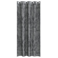Produktbild för Sammetsgardiner med gardiner 2 pcs Grå 245 x 140 cm Sammet