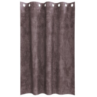 Produktbild för Sammetsgardiner med gardiner 2 pcs Brun 175 x 140 cm Sammet