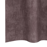 Produktbild för Sammetsgardiner med gardiner 2 pcs Brun 175 x 140 cm Sammet