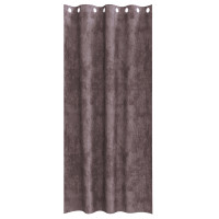 Produktbild för Sammetsgardiner med gardiner 2 pcs Brun 245 x 140 cm Sammet