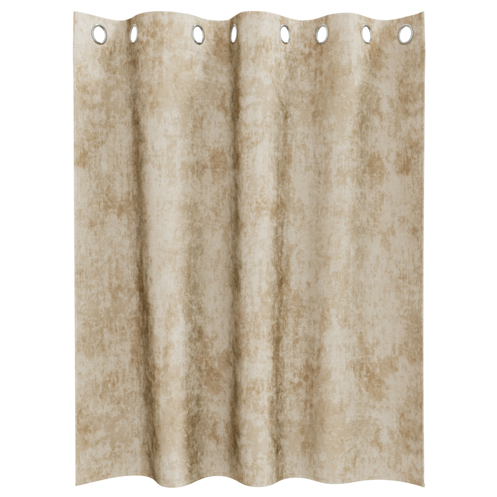 Produktbild för Sammetsgardiner med gardiner 2 pcs Kräm 140 x 140 cm Sammet