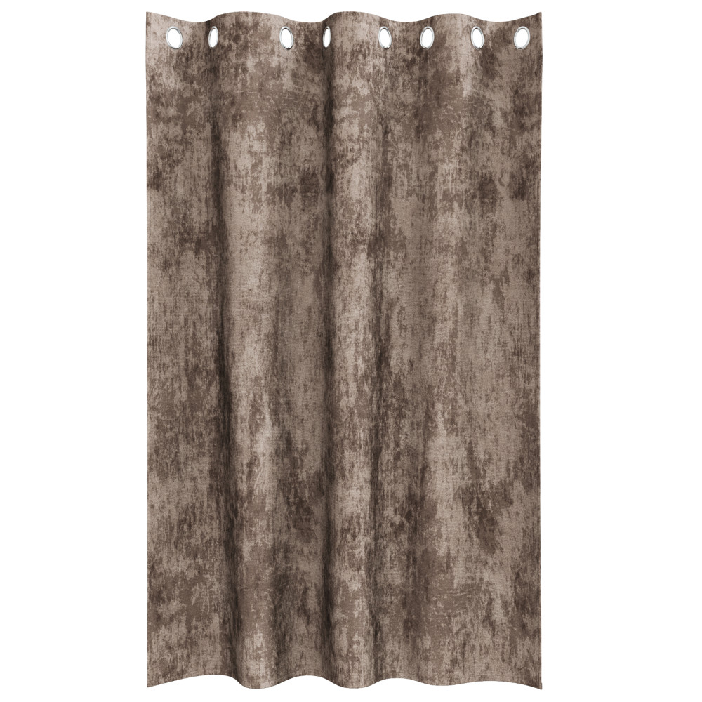 Produktbild för Sammetsgardiner 2 pcs Cappuccino 175 x 140 cm Sammet
