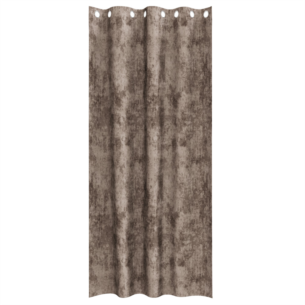 Produktbild för Sammetsgardiner 2 pcs Cappuccino 245 x 140 cm Sammet