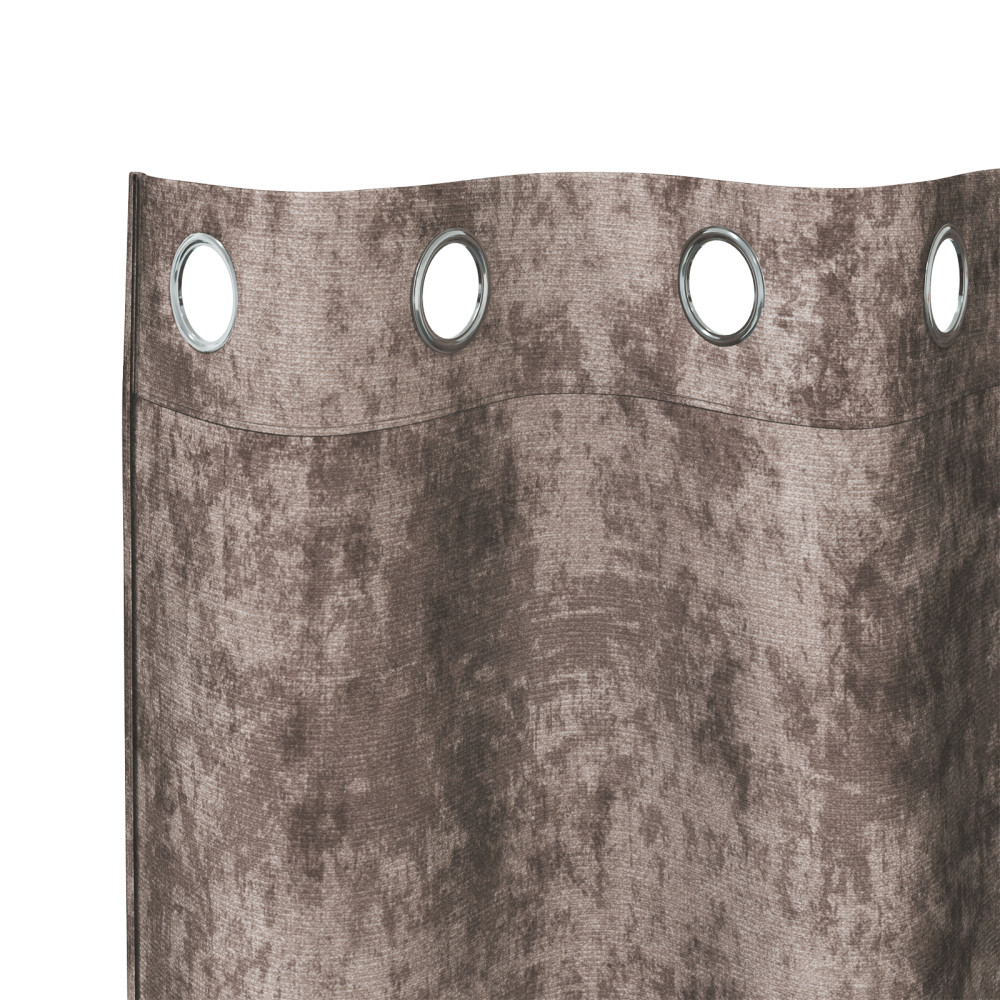 Produktbild för Sammetsgardiner 2 pcs Cappuccino 260 x 140 cm Sammet