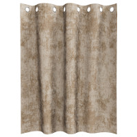 Produktbild för Sammetsgardiner 2 pcs champagne 140 x 140 cm Sammet