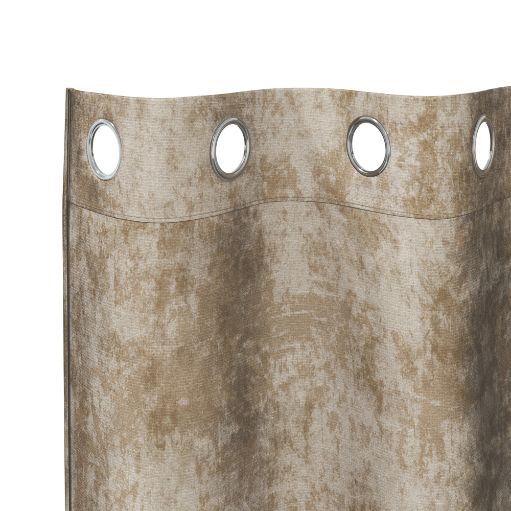 Produktbild för Sammetsgardiner 2 pcs champagne 245 x 140 cm Sammet