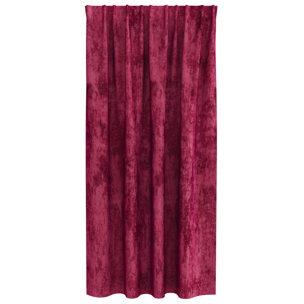 Produktbild för Sammetsgardiner med gardiner 2 pcs Vinröd 175 x 140 cm Sammet