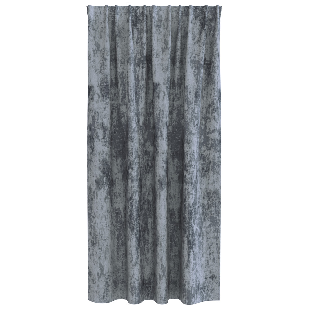 Produktbild för Sammetsgardiner 2 pcs Silvergrå 175 x 140 cm Sammet