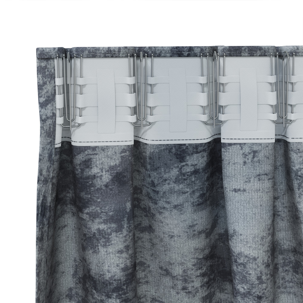 Produktbild för Sammetsgardiner 2 pcs Silvergrå 225 x 140 cm Sammet