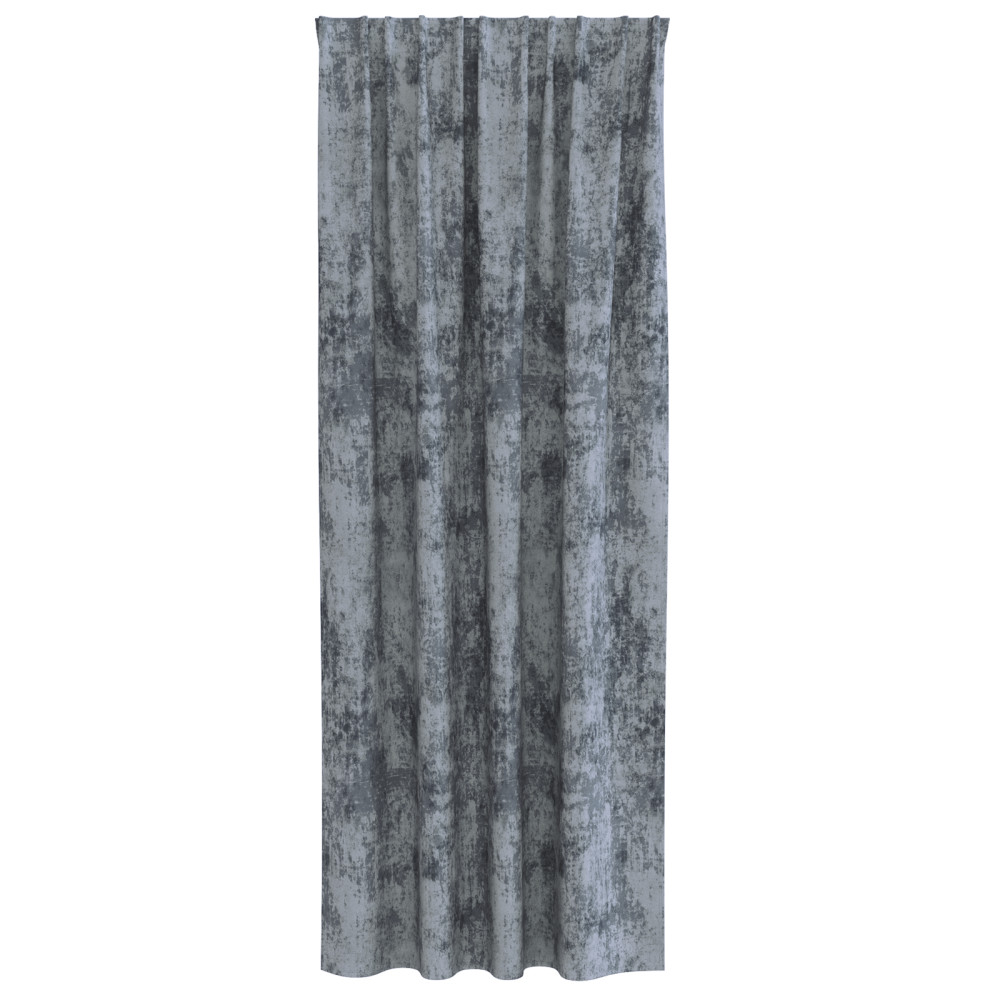 Produktbild för Sammetsgardiner 2 pcs Silvergrå 260 x 140 cm Sammet