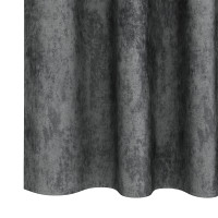 Produktbild för Sammetsgardiner med gardiner 2 pcs Grå 140 x 140 cm Sammet