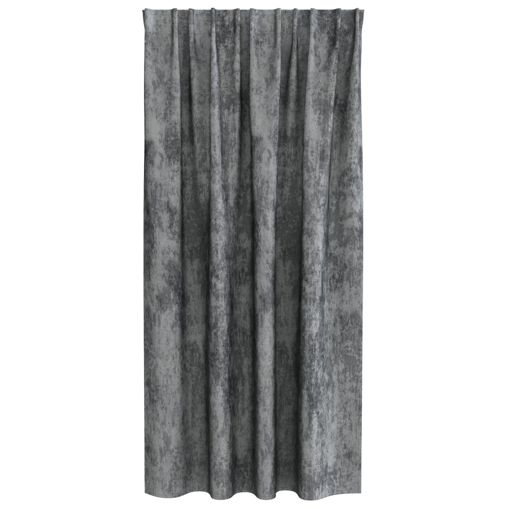 Produktbild för Sammetsgardiner med gardiner 2 pcs Grå 175 x 140 cm Sammet