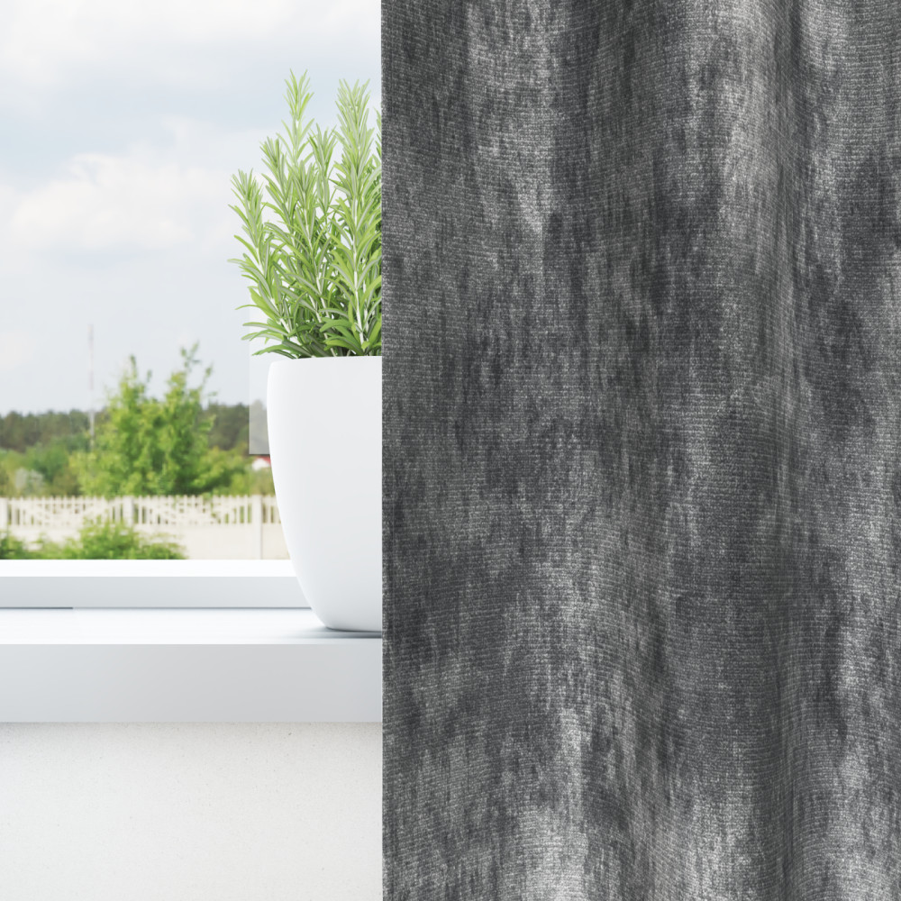 Produktbild för Sammetsgardiner med gardiner 2 pcs Grå 260 x 140 cm Sammet