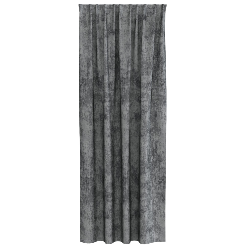 Produktbild för Sammetsgardiner med gardiner 2 pcs Grå 260 x 140 cm Sammet