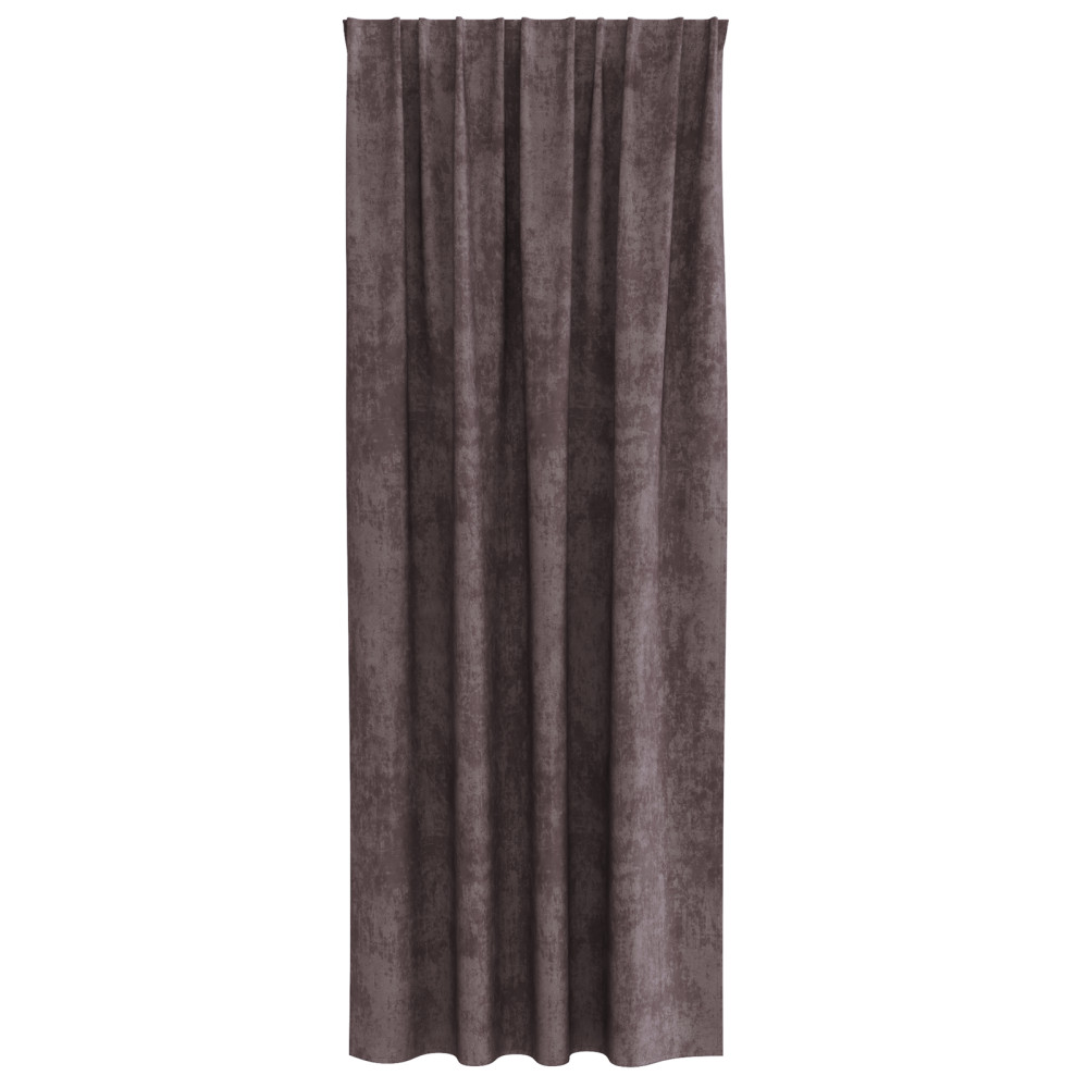 Produktbild för Sammetsgardiner med gardiner 2 pcs Brun 260 x 140 cm Sammet