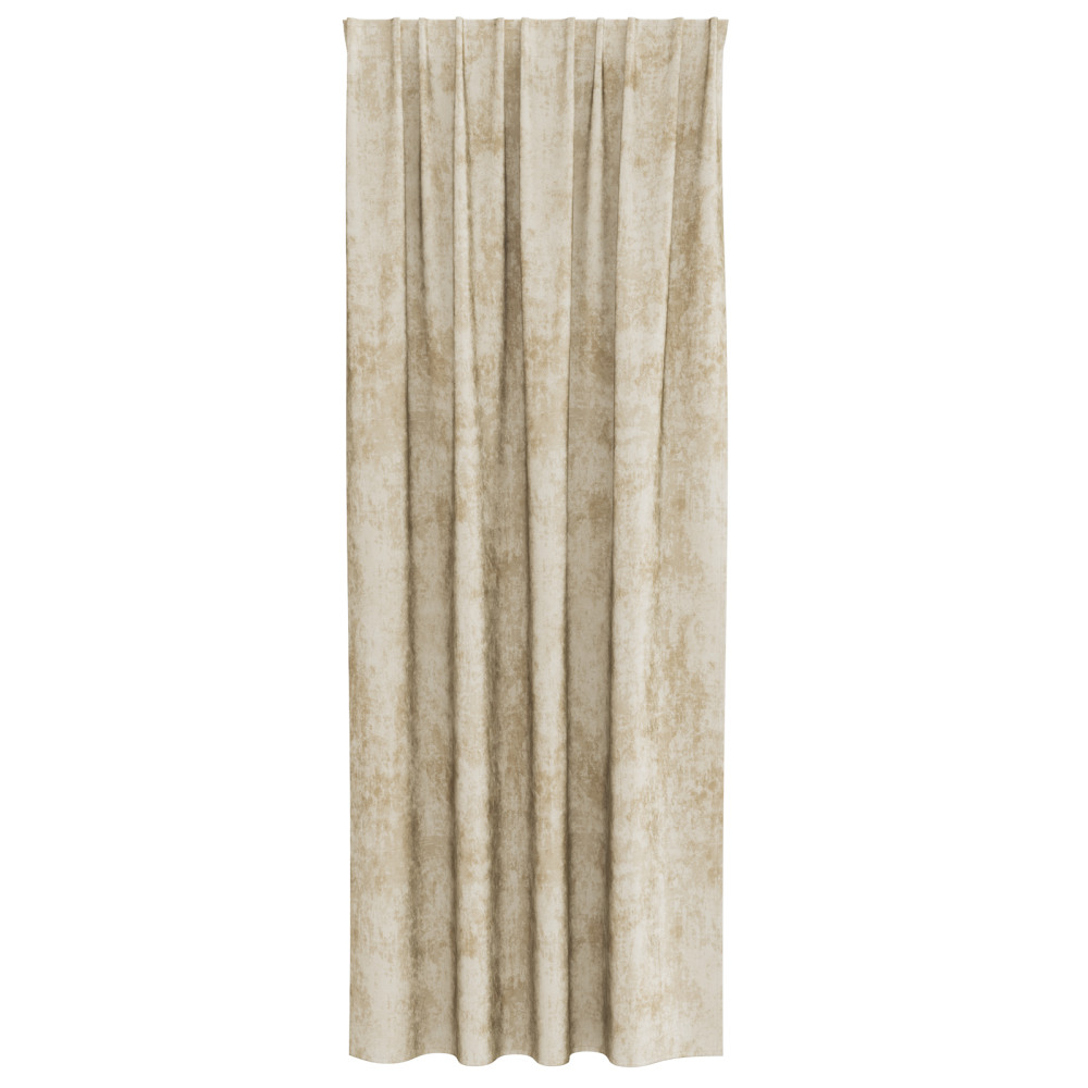 Produktbild för Sammetsgardiner med gardiner 2 pcs Kräm 260 x 140 cm Sammet