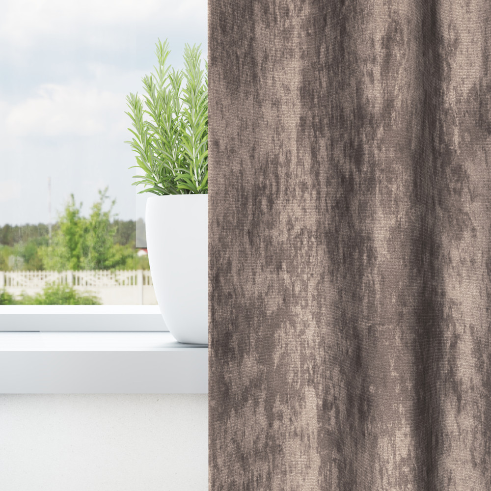 Produktbild för Sammetsgardiner 2 pcs Cappuccino 175 x 140 cm Sammet