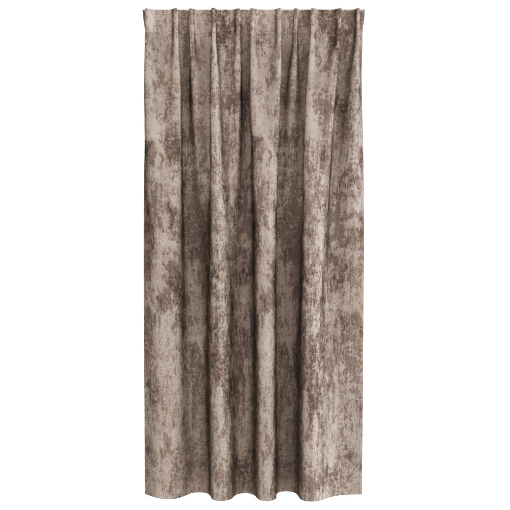 Produktbild för Sammetsgardiner 2 pcs Cappuccino 175 x 140 cm Sammet