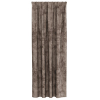 Produktbild för Sammetsgardiner 2 pcs Cappuccino 245 x 140 cm Sammet