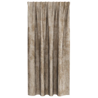 Produktbild för Sammetsgardiner 2 pcs champagne 175 x 140 cm Sammet