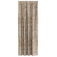 Produktbild för Sammetsgardiner 2 pcs champagne 245 x 140 cm Sammet