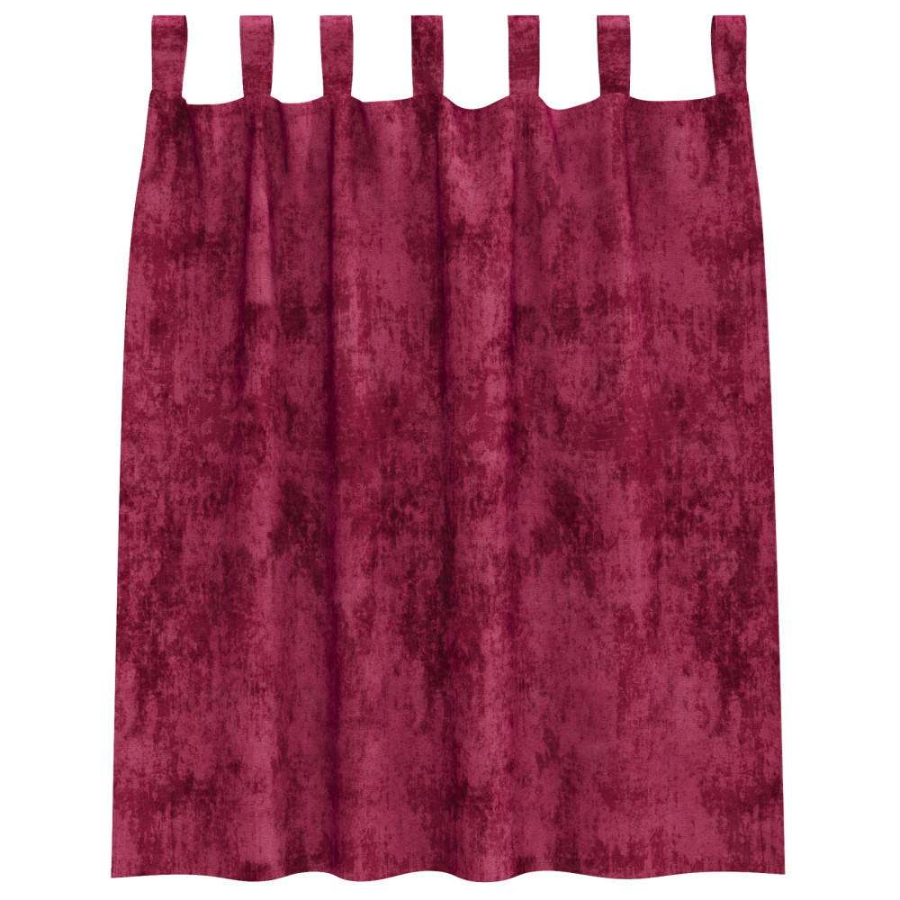Produktbild för Sammetsgardiner med gardiner 2 pcs Vinröd 140 x 140 cm Sammet