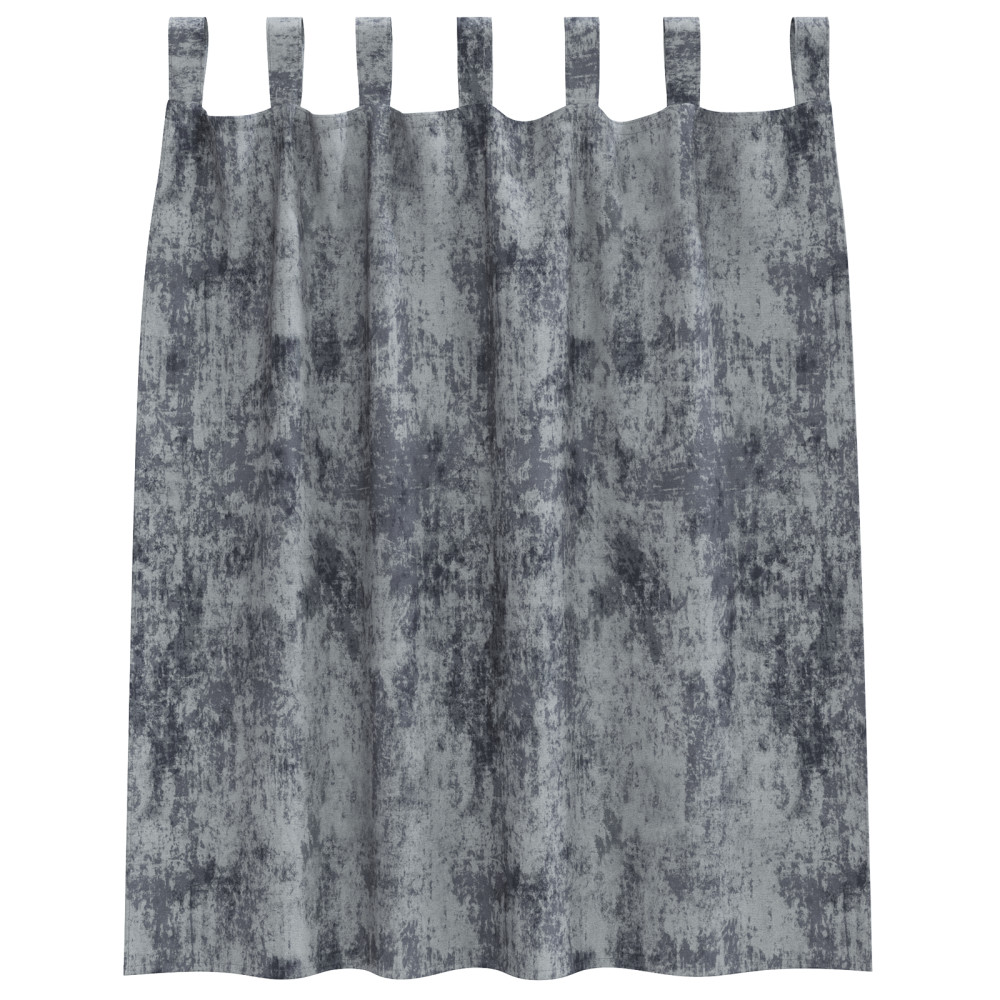 Produktbild för Sammetsgardiner 2 pcs Silvergrå 140 x 140 cm Sammet
