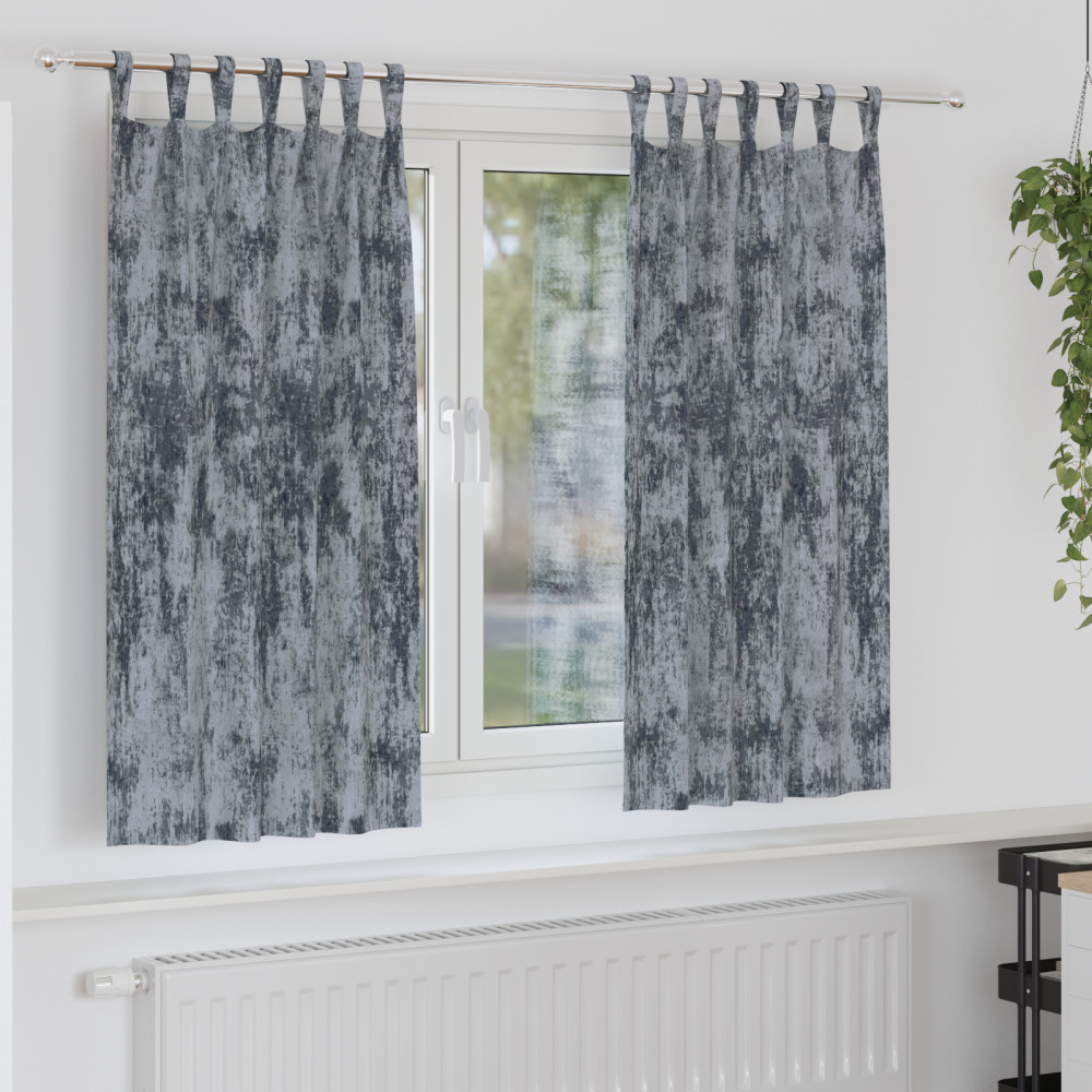 Produktbild för Sammetsgardiner 2 pcs Silvergrå 175 x 140 cm Sammet