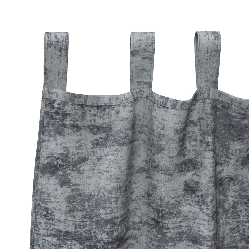 Produktbild för Sammetsgardiner 2 pcs Silvergrå 225 x 140 cm Sammet