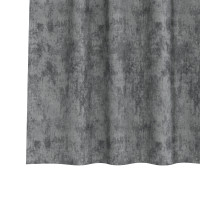 Produktbild för Sammetsgardiner med gardiner 2 pcs Grå 260 x 140 cm Sammet