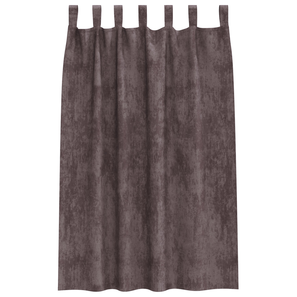 Produktbild för Sammetsgardiner med gardiner 2 pcs Brun 175 x 140 cm Sammet