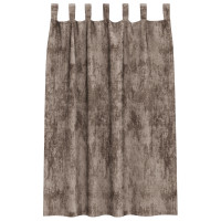 Produktbild för Sammetsgardiner 2 pcs Cappuccino 175 x 140 cm Sammet