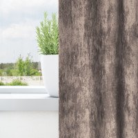 Produktbild för Sammetsgardiner 2 pcs Cappuccino 225 x 140 cm Sammet