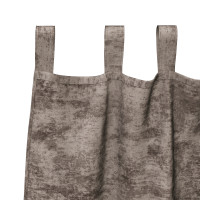 Produktbild för Sammetsgardiner 2 pcs Cappuccino 245 x 140 cm Sammet